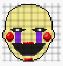 Drawn Pixel Art Fnaf Puppet Grid Minecraft Pixel Art Hd Png Download Transparent Png Image Pngitem drawn pixel art fnaf puppet grid