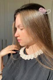 Collier tendance fait main ZARA Collier tressé en corde de coton recyclé  Tour de cou en corde de macramé nouée Cadeau pour elle