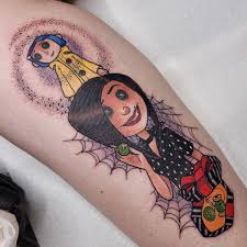 Pretty Grotesque Tattoos — Other Mother and Coraline…. doll 🥰 thankies  to...