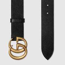 Sizees.com gucci size chart women's men's! Black Textured Leather Belt With Brass Double G Buckle Gucci Us