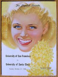 Vintage football programs Stanford and Cal