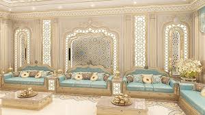 Palatial Majlis Sitting Room Interior Design Arabic Decor Bungalow House Design