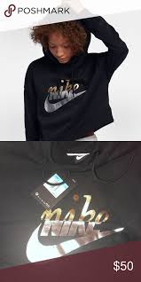 Free shipping on orders over $25 shipped by amazon. Nike Hoodie Black Gold And Silver Nike Hoodie Women S Medium Nike Tops Sweatshirts Hoodies Nike Hoodie Hoodies Womens Clothes Design