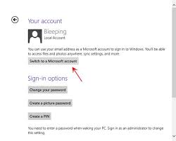 Everything will work out fine. How To Switch Between Local And Microsoft Accounts In Windows 8