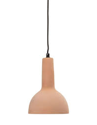 Lamp Pendant 7 75 X 11 Concrete And Metal Orange Plaza Be Inspired