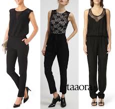 La combinaison femme, pas pratique pour aller aux toilettes mais tellement stylée ! 3 Combinaisons Noires Chics Et Feminines Taaora Blog Mode Tendances Looks