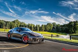 Black Matte 370z With A Racing Body Kit By Avant Garde Body Kit Nissan Nissan 370z