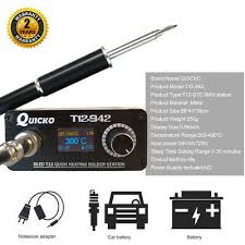 Diy soldering irons are a popular project and i soon settled on a number that were likely candidates. Quicko T12 942 Soldering Station Kit Oled Diy Solder Mperature Controller K8a1 Ebay