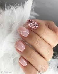 33 Glitter Gel Nail Designs For Short Nails For Spring 2019 Glitter Gel Nails Stylish Nails Art Short Gel Nails