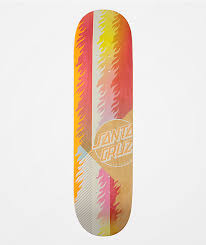 Santa Cruz Framework Flame Vx 8 0 Skateboard Deck Zumiez It was started in 1973. santa cruz