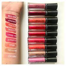 Note Cosmetics Hydra Color Lipgloss Lip Gloss Soften Lips Lip Swatches