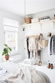 Every Stylish Girl Owns An Ikea Clothes Rack Here S Why Small Bedroom Wardrobe Minimalist Room Bedroom Interior