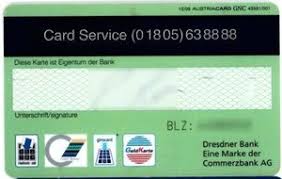 The swift code consists of: Bankkarte Dresdner Bank Dresdner Bank Deutschland Bundesrepublik Col De Ms 0051