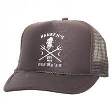 Hansens Neptune Otto Hat Charcoal At Hansen S Surf Shop Surf Outfit Hats Trucker