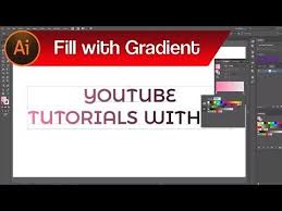 8 How To Apply Gradient To Text In Adobe Illustrator Gradient Fill Illustrator Guide For Beginners Gradient Illustrator How To Apply Adobe Illustrator