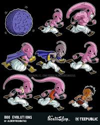 Buu S Evolution Into Uub Dragon Ball Artwork Anime Dragon Ball Super Dragon Ball Z