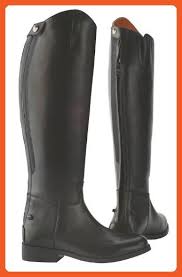 Saxon Womens Equileather Dress Boots Black Size 8 R