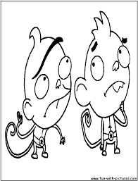 Welcome to our popular coloring pages site. Gus Wally Rocketmonkeys Coloring Page