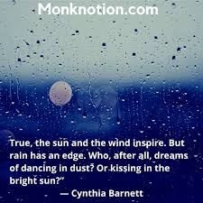 25 Best Quotes On Rain Life Inspiration Monk Notion