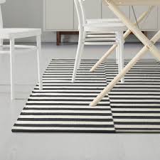 Stockholm Teppich Flach Gewebt Handarbeit Gestreift Schwarz Elfenbeinweiss 250x350 Cm Ikea Osterreich Ikea Stockholm Rug Flatwoven How To Clean Carpet