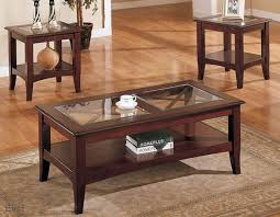 It comes with stunning beige the piece also comes with button tufted accents to enhance its vintage appeal. New 3pc Belgrade Glass Insert Warm Cherry Finish Wood Coffee End Table Set Cheap Coffee Table 3 Piece Coffee Table Set Living Room Table Sets