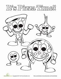 440x330 pizza coloring page pizza coloring sheet coloring home printable. Pizza Worksheet Education Com Kids Colouring Printables Pizza Coloring Page Coloring Pages