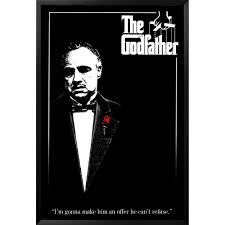 Black And White Framed Movie Prints Art Com The Godfather The Godfather Poster The Godfather Red Rose Pictures