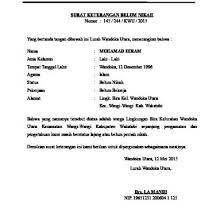 Surat pengantar rt akan ditandatangani oleh ketua rt dan diberikan cap dan nomer suratnya kemudian surat pengantar ini dibawa ke kantor kelurahan kemudian dari kelurahan maka kita akan mendapat surat keterangan dari lurah kemudian kita bawa kekantor kecamatan untuk proses pembuatan ktp. Surat Keterangan Belum Menikah Dari Rt Rw Ylyxyo0ky3nm