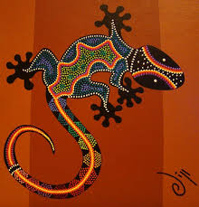 Art Plastique Aborigene Envoye Par Galerielo Aboriginal Art Aboriginal Dot Painting Aboriginal Art Animals
