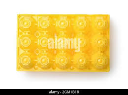 Packing Of Yellow And White Chicken Eggs Arranged In A Diagonal Composition On A Black Background Stock Photo Alamy