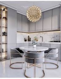 This stunning project by studio mcgee, arose from the homeowner's desires for a white and gold kitchen. 5 Kitchens In Grey White And Gold That Will Blow You Away Daily Dream Decor