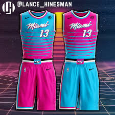 One of the hottest jerseys around the league in recent years has been the miami heat's vice nights jerseys. Miami Heat Vicewave Jersey Concepts On Behance