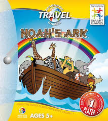 Help noah to fit all the animals into the boat.each puzzle may have different mix of woods. Smart Games Magnetic Travel Games Noah S Ark Buy Online At The Nile