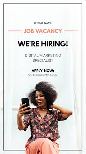 Job Hiring Vacancy Instagram Story Ad Template Instagram Story Ads Hiring Poster Instagram Story Template