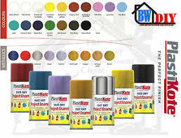 Details About Plasti Kote Fast Dry Enamel Spray Paint Can Aerosol In 27 Different Colour 100ml
