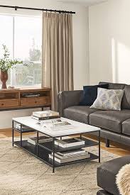 Bowen Coffee Tables In Natural Steel Modern Coffee Tables Modern Living Room Furniture Room Board Coffee Table Modern Furniture Living Room Ottoman In Living Room