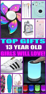 Here are some great 13th birthday gift ideas for tween girls. Best Gifts For 13 Year Old Girls Birthday Gifts For Teens Best Birthday Gifts Birthday Gifts For Girls