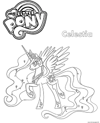 Princess cadance and shining armor. Celestia My Little Pony Coloring Pages Printable