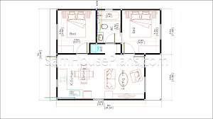1 bedroom | 1 bath 529 sq. 24x26 Small House Floor Plans 7x8 M 2 Bedrooms Samhouseplans