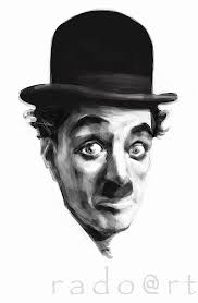 My humble attempt to sketch the comic hero of silent films . #chaplin