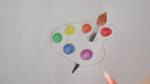 Nur das bürstenset ist enthalten. Palette Mit Farben Zeichnen How To Draw A Color Palette Narisovat Palitru Dlya Krasok Youtube