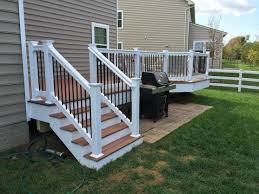 Purchasing vinyl fencing, railing, decking, post wraps, arbors and/or specialty products is the low maintenance and long lasting alternative to wood. Pin On Front Steps