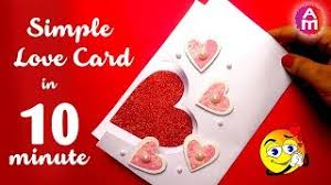 See more ideas about cards, cards handmade, inspirational cards. How To Make Romantic Love Card In 10 Minutes Handmade Love Card Making Artsy Madhu Youtube