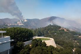 City news service contributed to this report. The Getty Museum Closes Its Doors As Wildfires Rage In California But Says The Art Is Safe Inside Its Fireproof Building
