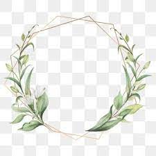 Elegant Leaf Frames Frame Watercolor Wedding Invitation Png And Vector With Transparent Background For Free Download Flower Frame Wedding Frames Watercolor Flower Wreath
