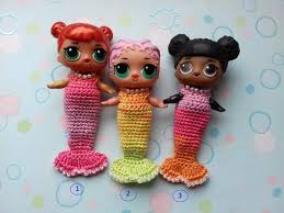 Mermaid Tail For The Lol Surprise Doll Knitted Mermaid Tail For Lol Surprise Doll Tail For Dolls Lol Mermaid Lol Dolls Dolls Blythe Dolls