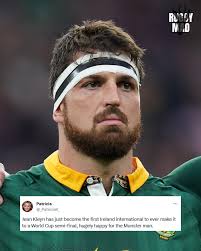 😂 Jean Kleyn is going somewhere no other Ireland international has gone  before! #RWC2023