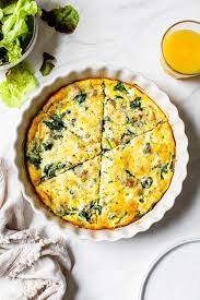 Crustless Sausage And Spinach Quiche Recipe Skinny Taste Recipes Recipes Quiche Recipes