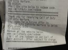 Call Of Duty News On Twitter Here S What Our Gamestop Preorder Receipt Said Ps Code In Image Is Unused First Come First Serve
