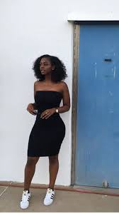Black Dress Tight Black Girl Curls Black Girl Outfits Girl Outfits Fashion